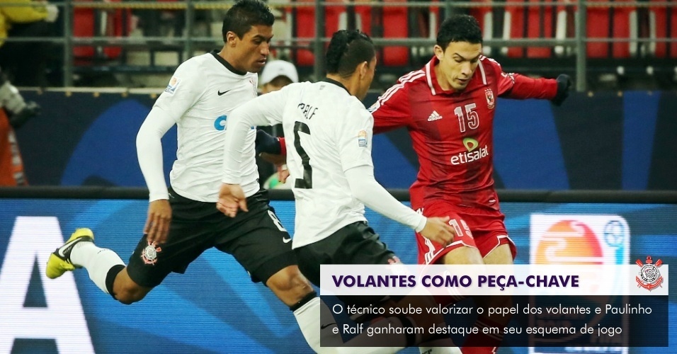 Paulinho e Ralf foram fundamentais na campanha do Corinthians no Mundial de Clubes em 2012 - Arte UOL