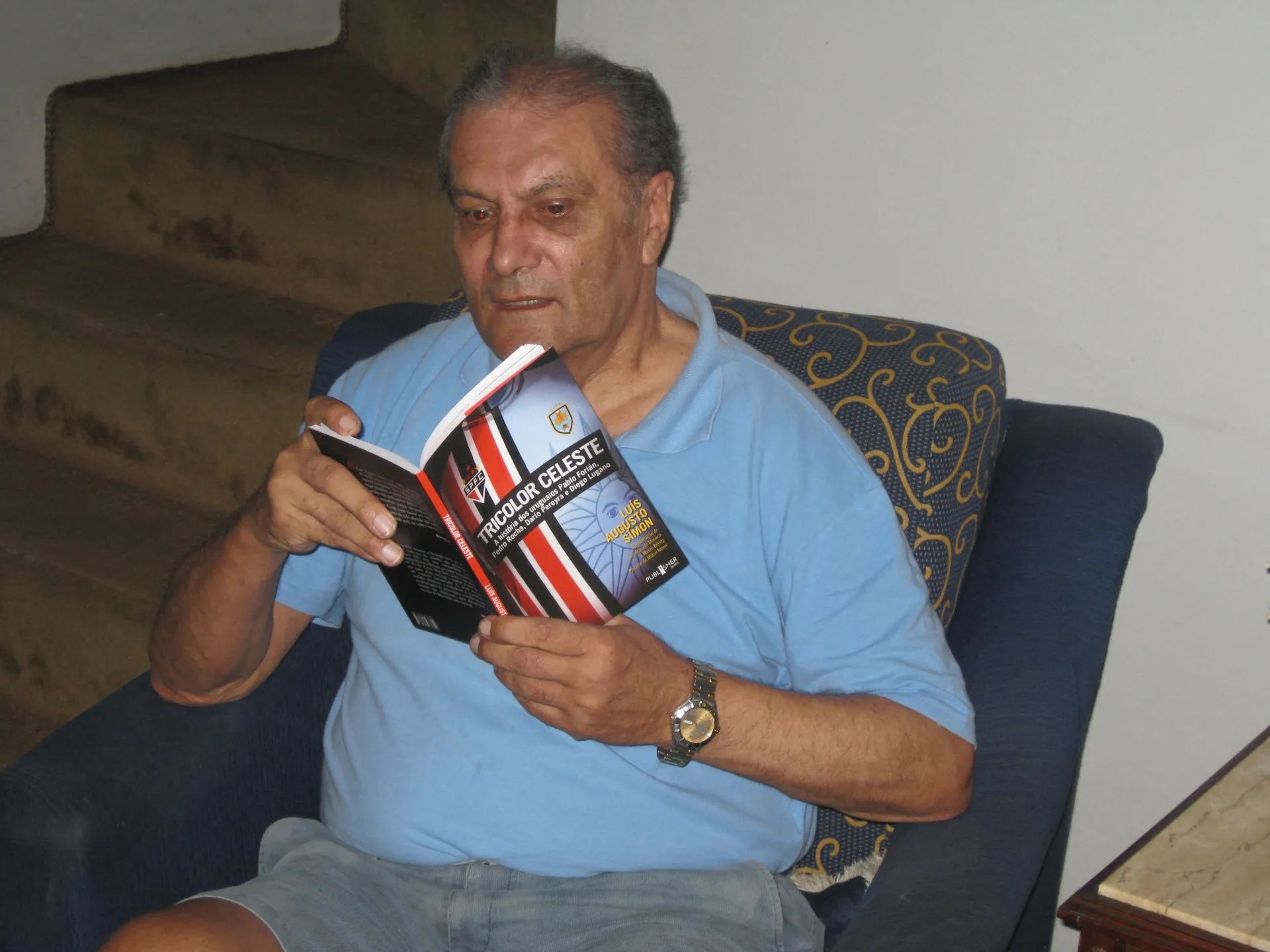 24.nov.2009 - O ex-jogador do São Paulo e da seleção uruguaia, Pedro Rocha - Mauricio Stycer/UOL