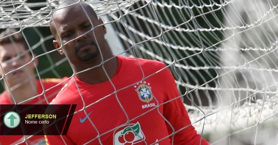 Jefferson - Primeira opção de Felipão quando Júlio César não esteve disponível, o goleiro do Botafogo também está dentro do grupo. Em Miami, o próprio treinador admitiu que a última dúvida se resume ao quarto goleiro.