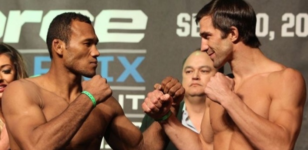 Jacaré e Rockhold já se enfrentaram no Strikeforce - Divulgação/Strikeforce