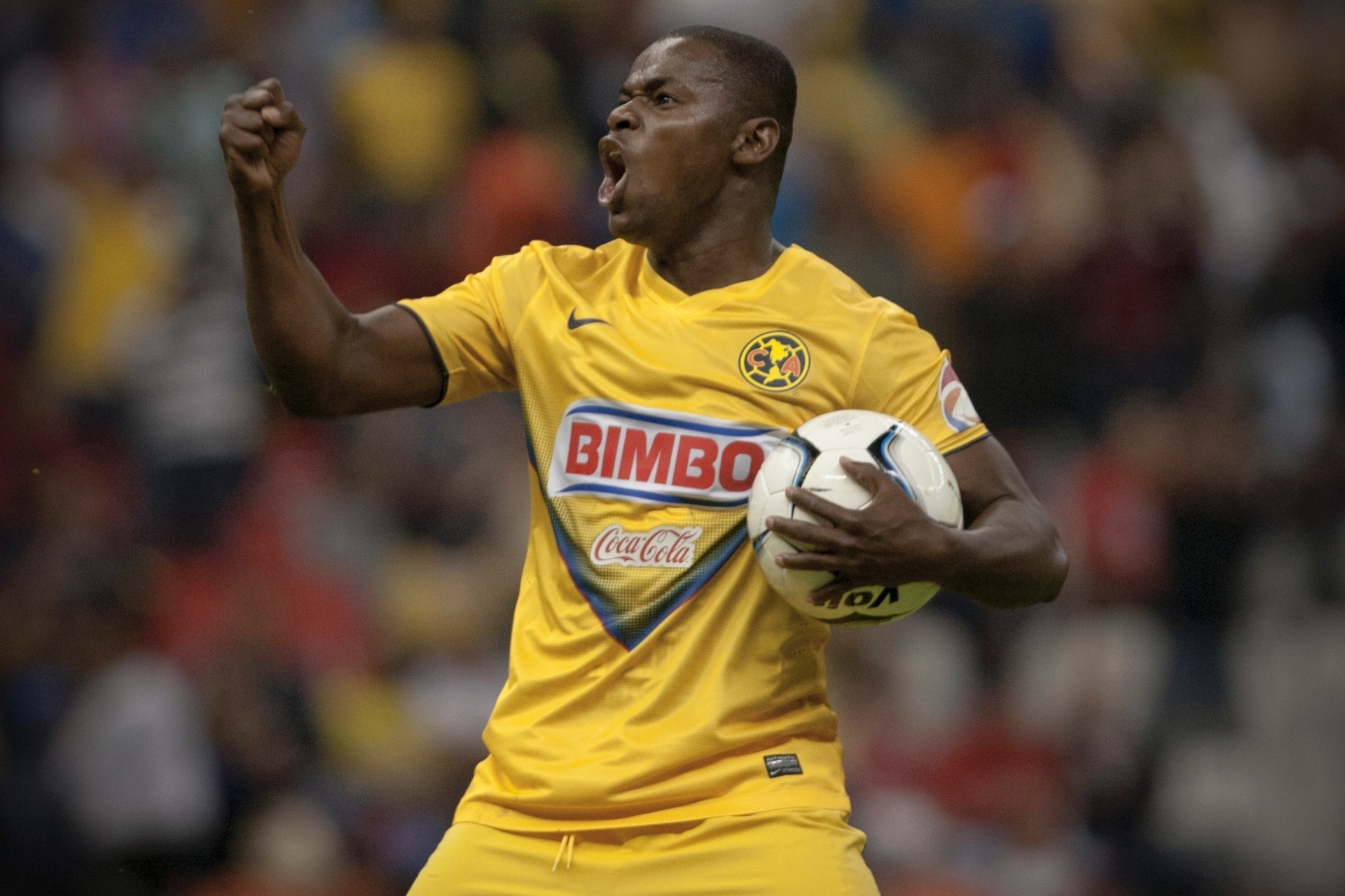 Arrinton Mina, do América-MEX - Xinhua/Alejandro Ayala