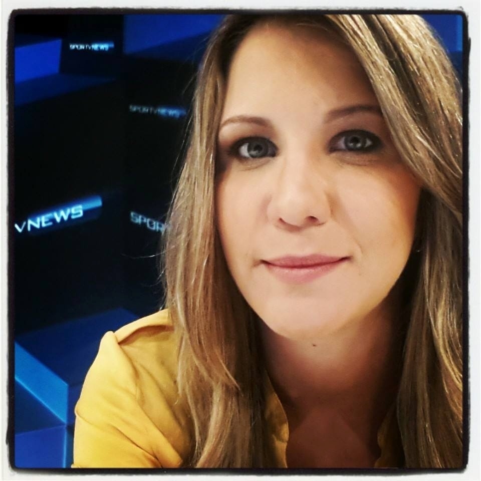 Bárbara Coelho, capixaba de 25 anos, é apresentadora do "Tá Na Área", do SporTV. Ela, uma fã de Renata Fan, estreou um dia após o Atlético-MG conquistar a Libertadores, em julho - Arquivo Pessoal