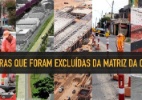 Obras que foram excluídas da matriz da Copa - Arte UOL, com agências