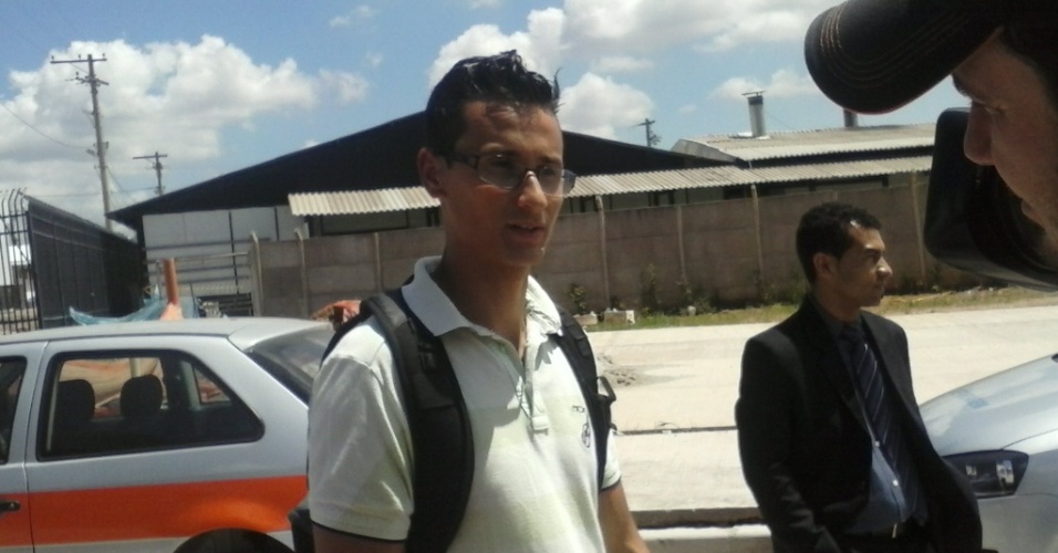 Pedro Amâncio, funcionário terceirizado do Itaquerão, onde trabalha há cinco meses