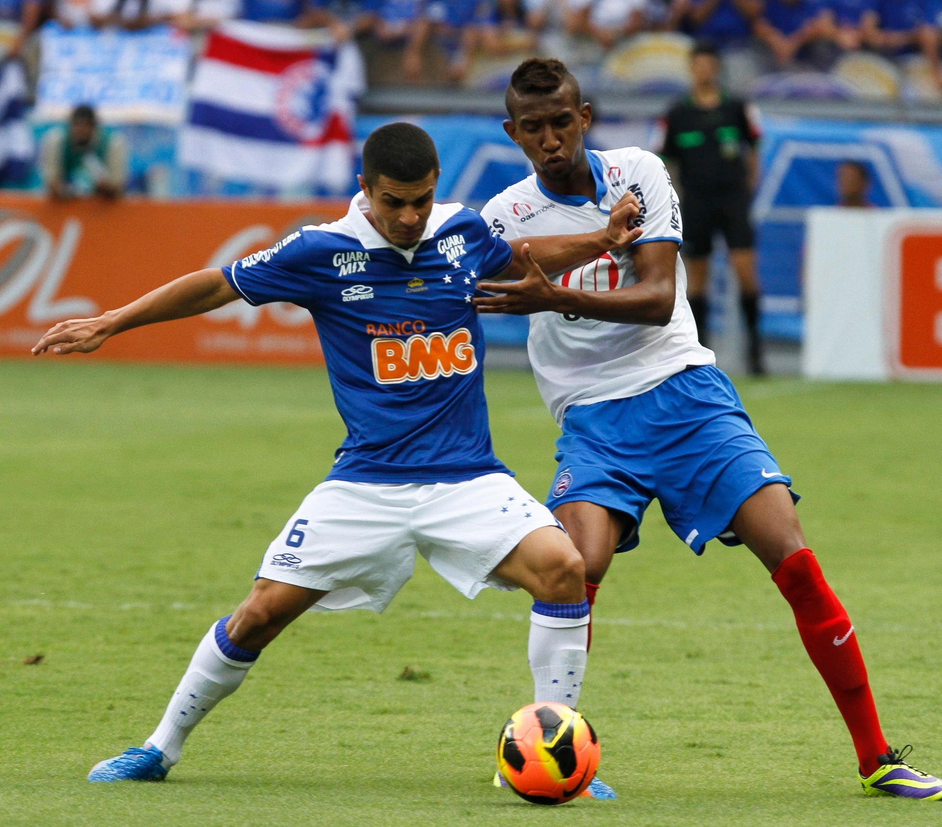 Lance de Cruzeiro x Bahia, no Mineirão - Washington Alves/Divulgação