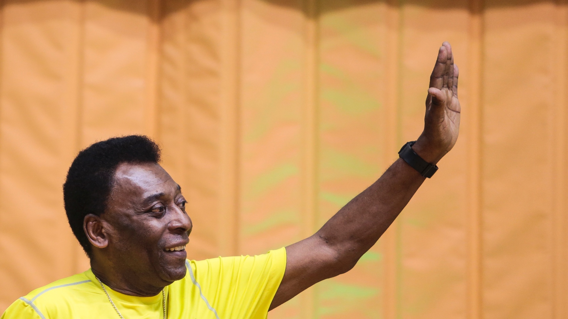 04.12.2013 - Pelé participa de evento com Michael Phelps