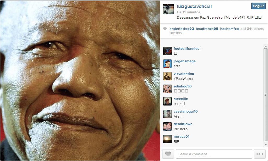 Luiz Gustavo - volante da seleção brasileira - Reprodução/Instagram