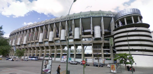 Santiago Bernabéu, estádio do Real Madrid, passará por reforma - Reprodução/Google Street View
