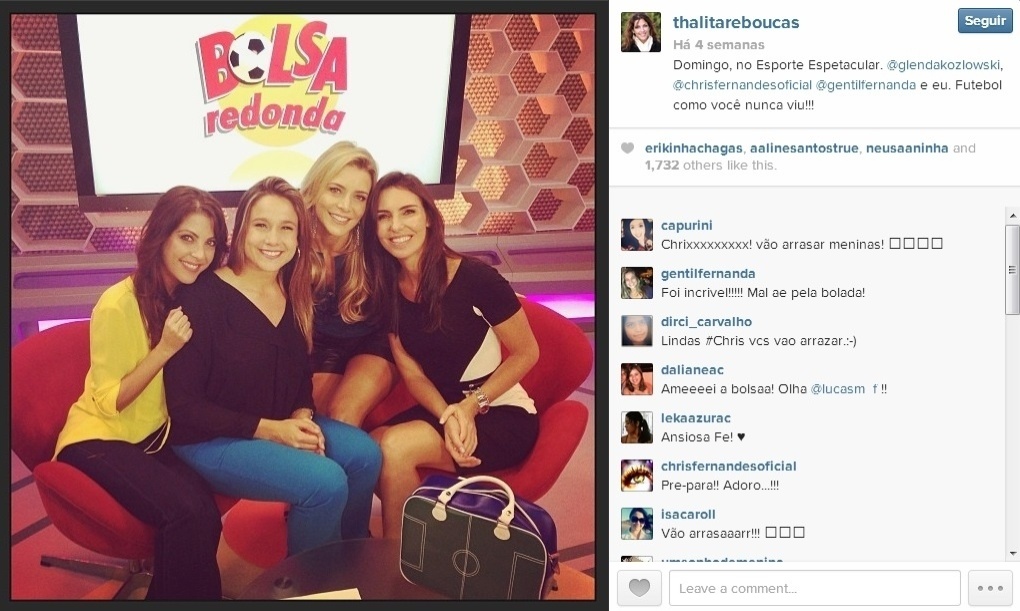 Thalita Rebouças é comentarista da Bolsa Redonda - Reprodução/Instagram