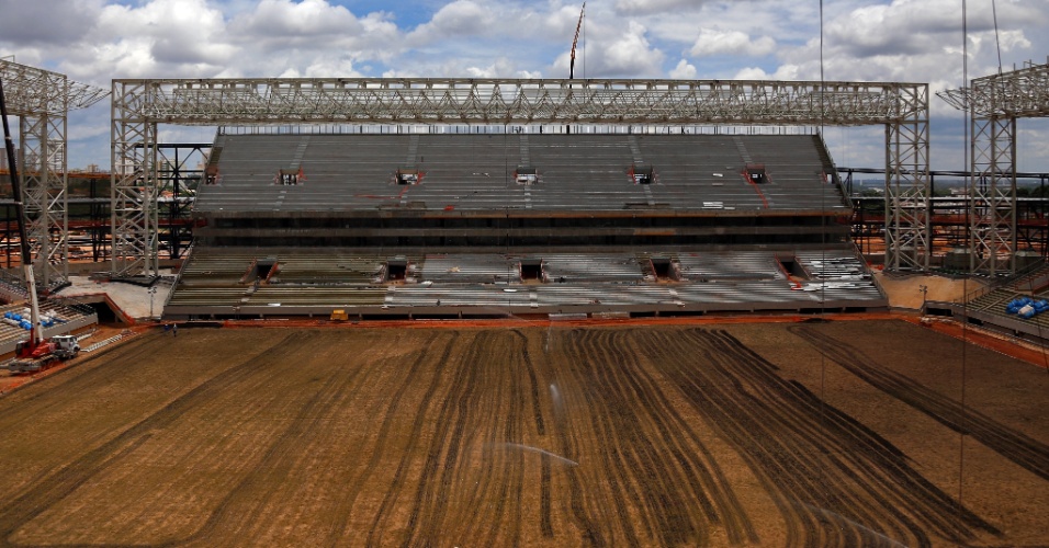 Arena Pantanal, em Cuiabá, em dezembro de 2013