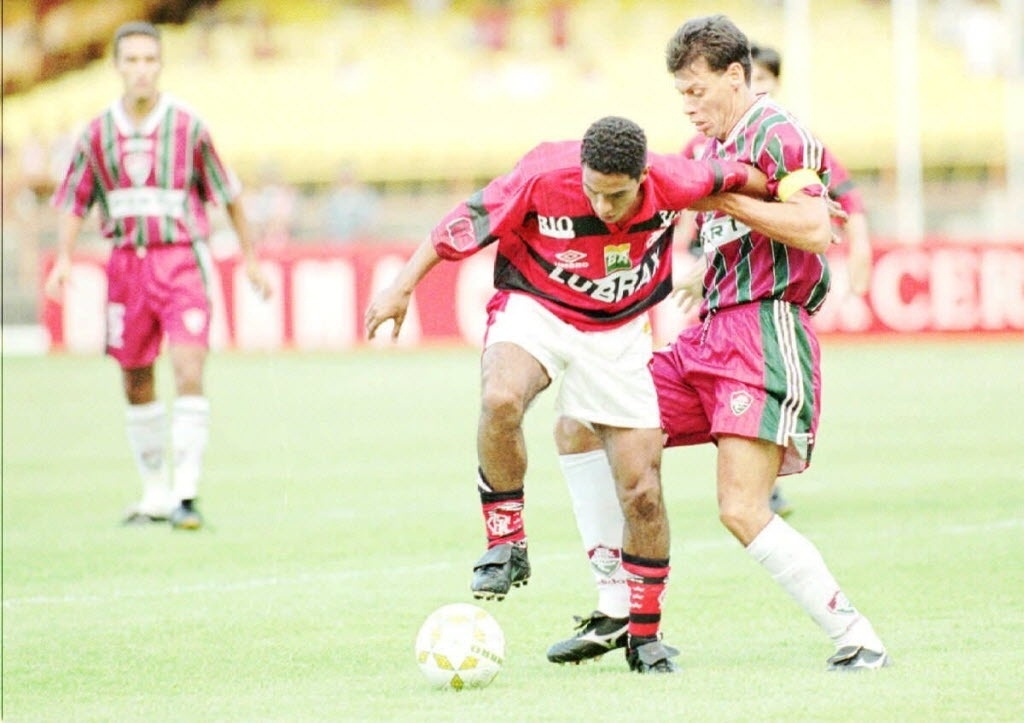 Fluminense perde de 3 a 1 em 1996; time foi rebaixado naquele ano, mas houve virada de mesa. A CBF decidiu não rebaixar nenhum time e fazer um Nacional com 26 times, ao invés de 24. - Patrícia Santos/Folha Imagem