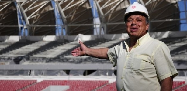 Estádio em Valparaíso, no litoral do Chile, receberá nome do ex-zagueiro, mas teve problema hidráulico - Divulgação/AI Inter