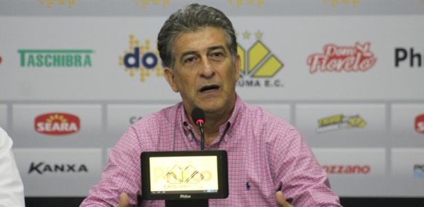 O técnico Ricardo Drubscky comandou o Vitória por 12 partidas no começo de 2015 - Leonardo Zanin/site oficial do Criciúma