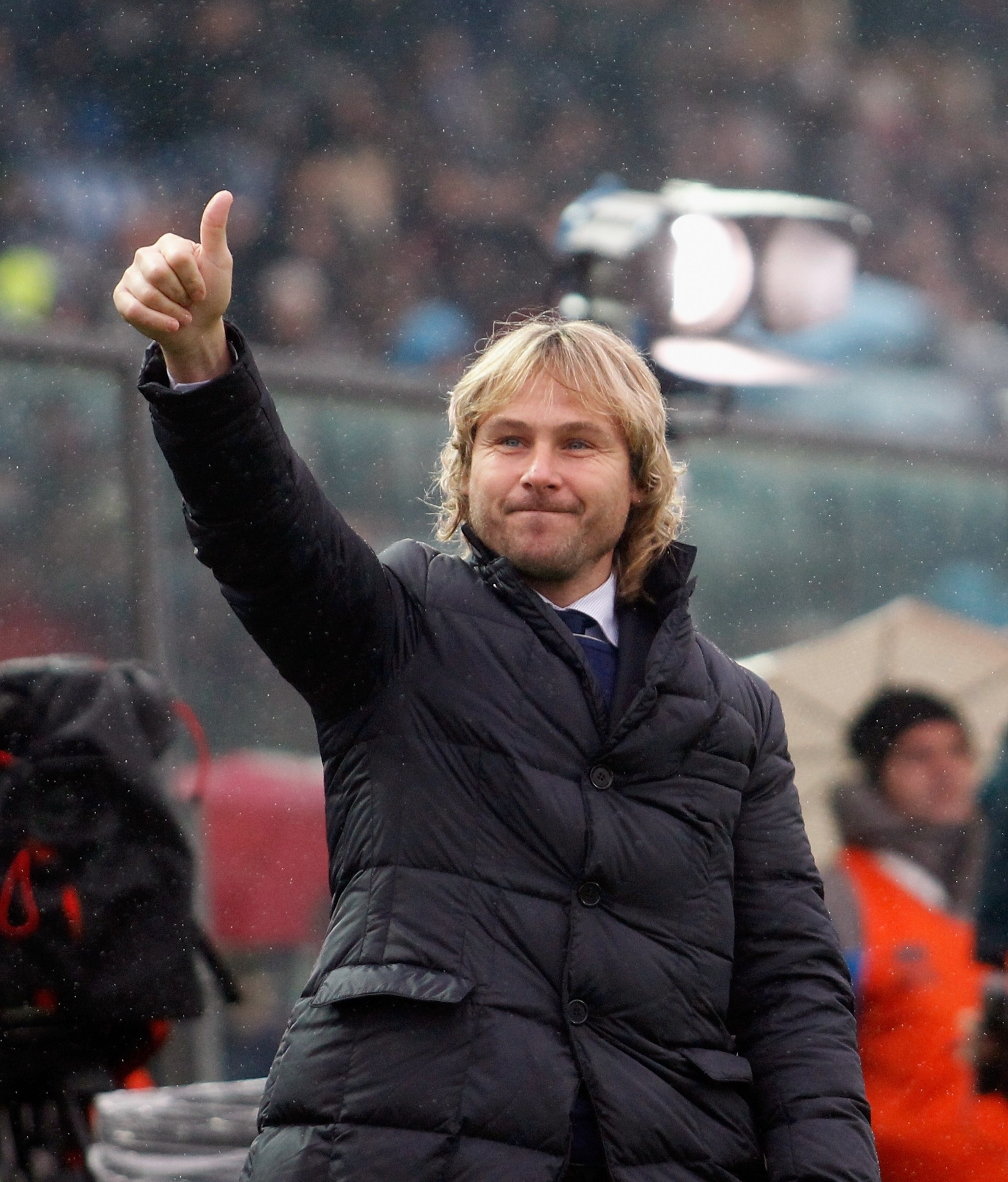 22.dez.2013 - Pavel Nedved, conselheiro da Juventus, no jogo contra a Atalanta - Getty Images