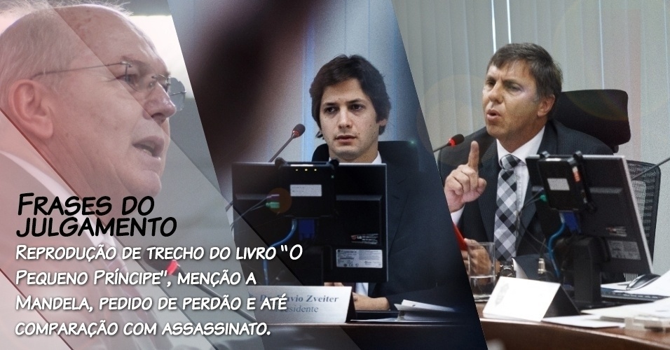 27.dez.2013 - De Mandela a Pequeno Princípe. Veja as frases que marcaram julgamento da Lusa no STJD - Arte/UOL