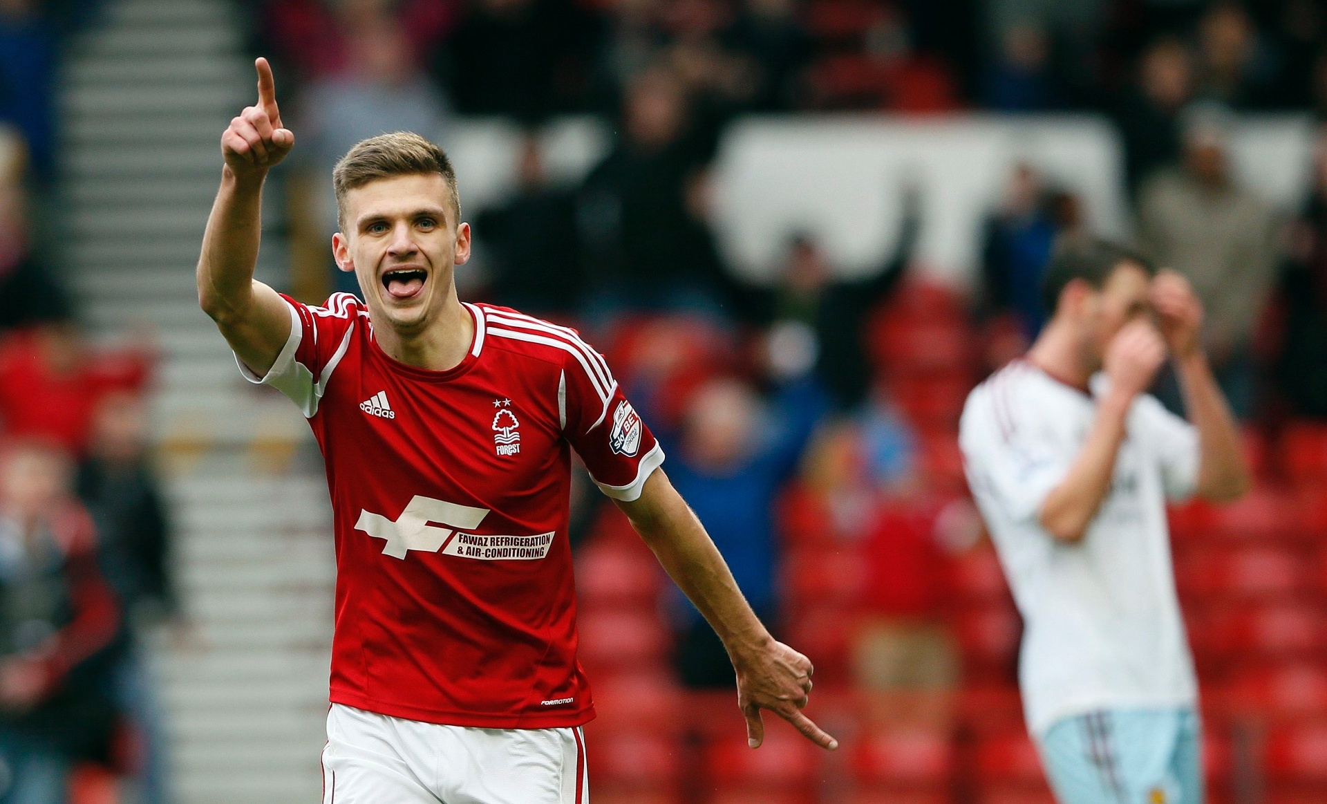 5.jan.2014 - Jamie Paterson comemora gol do Nottingham Forest na goleada sobre o West Ham pela Copa da Inglaterra - REUTERS/Stefan Wermuth
