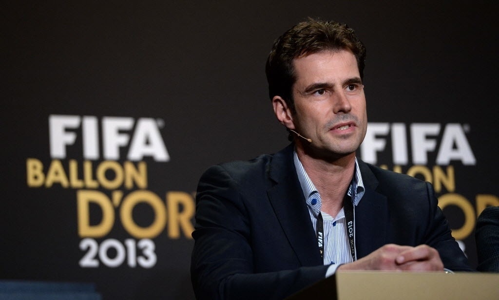 13.jan.2014 - Candidato ao prêmio de melhor treinador de 2013, o alemão Ralf Kellermann concede entrevista coletiva antes de evento de premiação - Xinhua/Wang Siwei