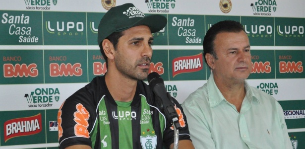 O veterano volante Leandro Guerreiro é um dos trunfos do América-MG para a disputa do Estadual - Divulgação/Facebook