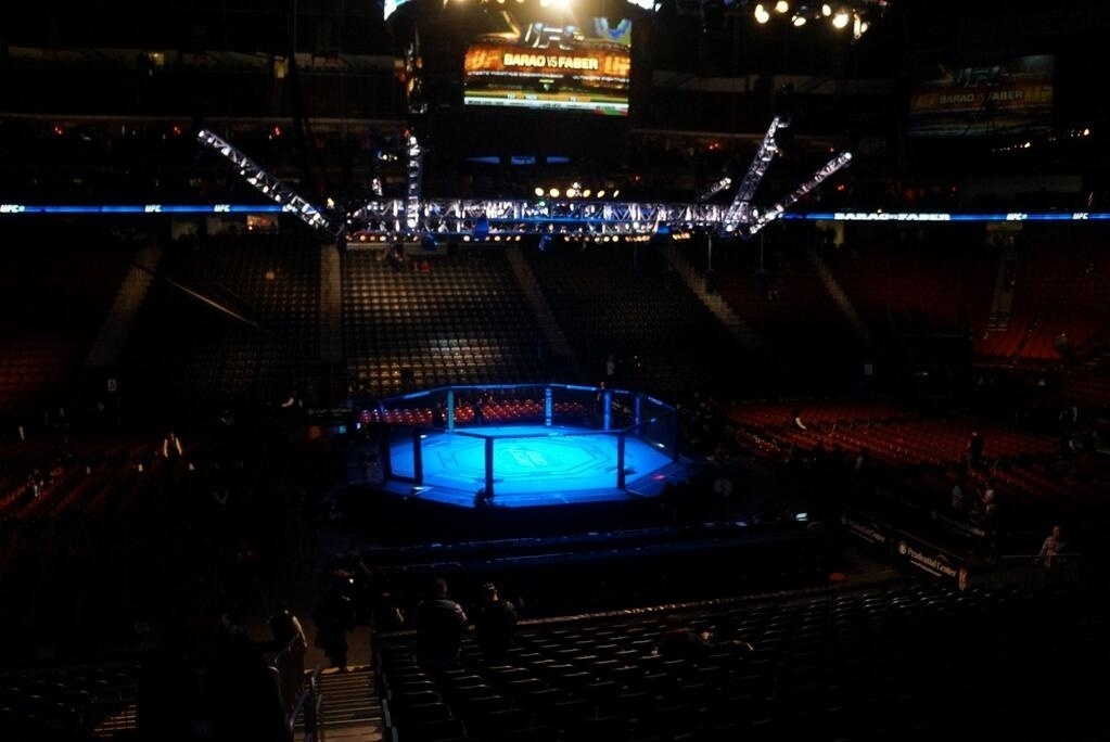 Ginásio Prudential Center, em Nova Jersey, recebe o UFC 169 neste sábado - Divulgação/UFC