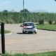 Viatura da Polícia Militar no CT Joaquim Grava, onde mais de cem torcedores invadiram o campo para protestar contra o Corinthians - UOL
