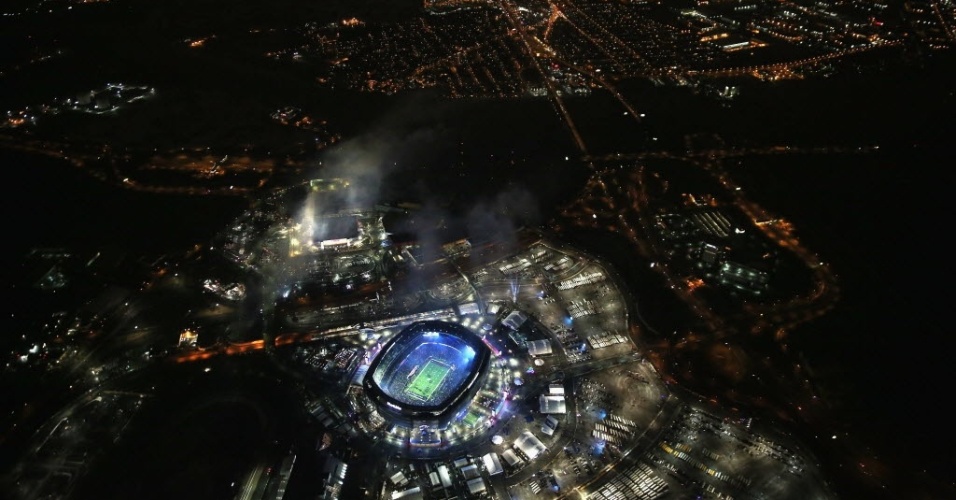 02.fev.2014 - Metlife Stadium recebeu o Super Bowl pela primeira vez na história