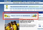 Sites que vendem ingressos para Copa são ilegais diz FIFA - Reprodução