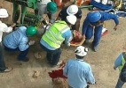 Operário se acidenta gravemente em obra da Arena Amazônia - Divulgação/Patrulha da Cidade