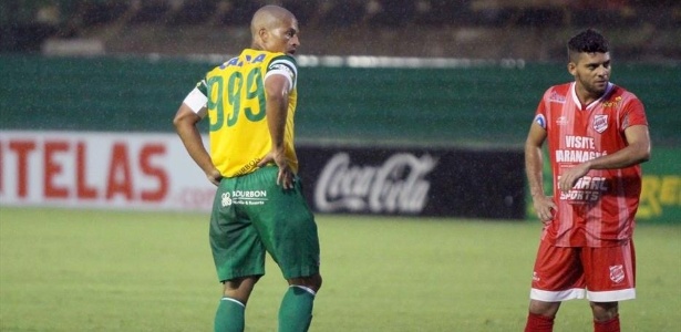 Alex usa a camisa de número 999 na partida entre Coritiba e Rio Branco-PR, na última sexta-feira - Divulgação/Coritiba