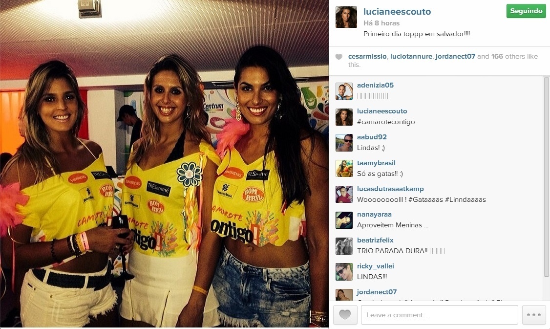 As jogadoras de vôlei Mari Paraíba, Natasha Valente e Luciane Escouto - Reprodução/Instagram