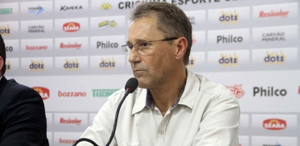 O executivo de futebol Carlos Kila espera o apoio da torcida no domingo contra o Figueirense - Leonardo Zanin / site oficial do Criciúma