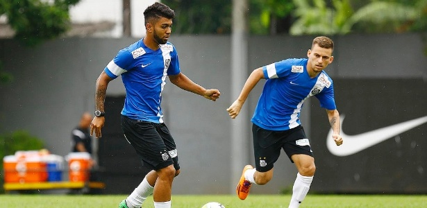 Gabriel Barbosa e Lucas Lima são alvos de clubes europeus na janela deste ano - Divulgação/Santos FC
