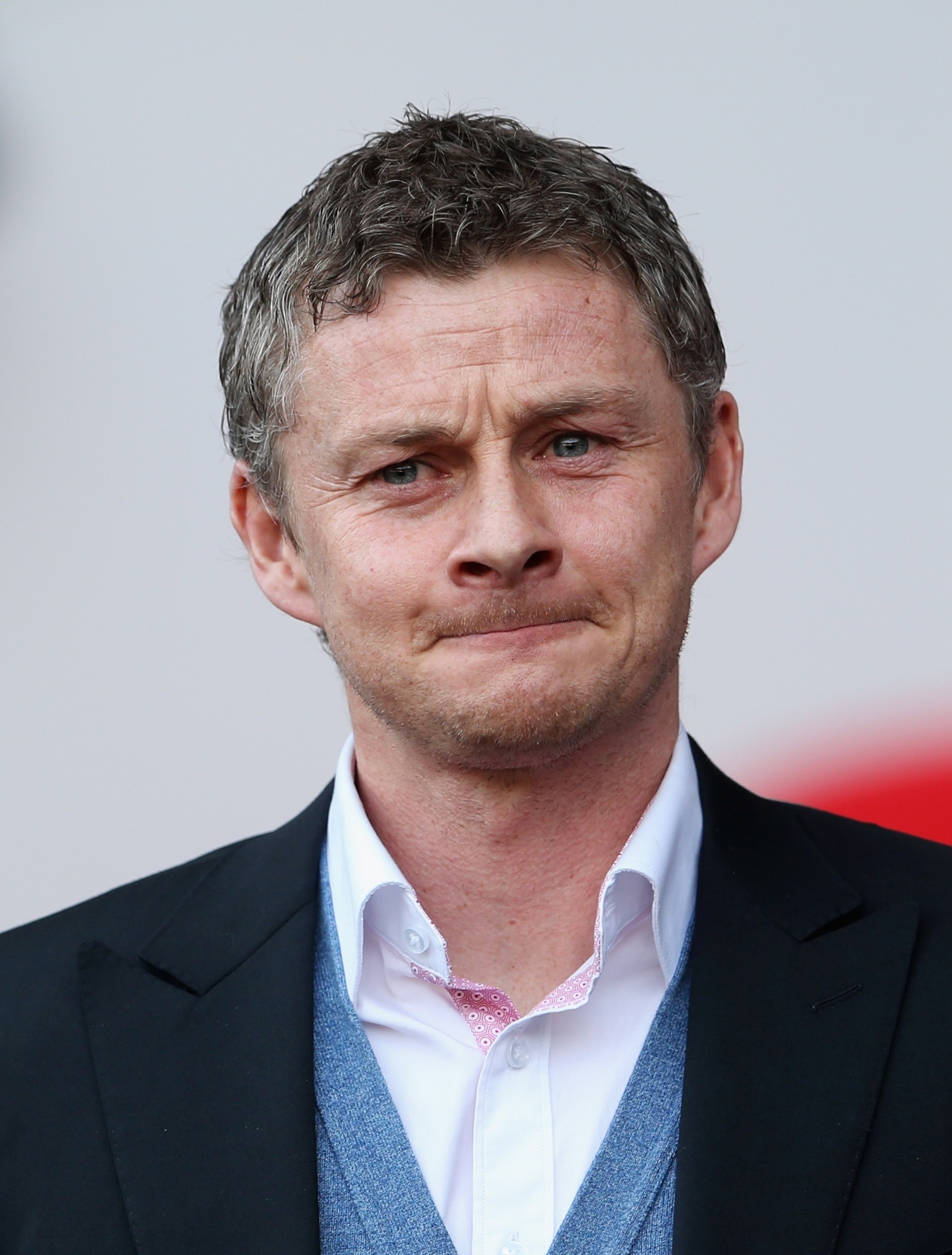 08.03.2014 - Técnico do Cardiff, Ole Gunnar Solskjaer faz cara de choro - Getty Images
