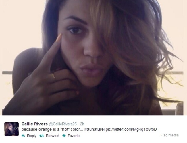 Callie Rivers é filha do técnico dos Clippers, da NBA, Doc Rivers e também ficou famosa pelo relacionamento com Paul George e por jogar vôlei - Reprodução/Twitter