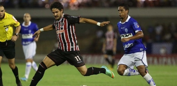 Pato estreou pelo São Paulo contra CSA na Copa do Brasil de 2014 - Rubens Chiri / saopaulofc.net
