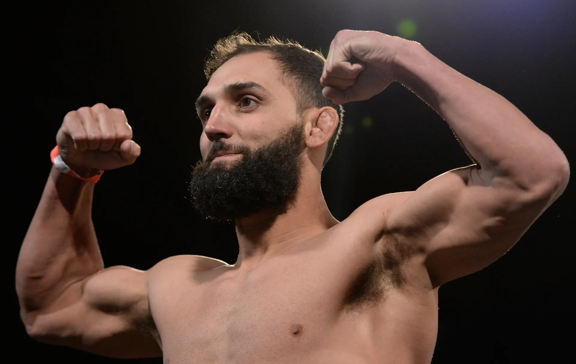 14.03.14 - Johny Hendricks se pesa para a luta contra Robbie Lawler no UFC 171 - Jeff Bottari/Zuffa LLC/Zuffa LLC