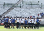 Corinthians faz primeiro treino no Itaquerão, mas torcida é barrada - Flavio Florido/UOL