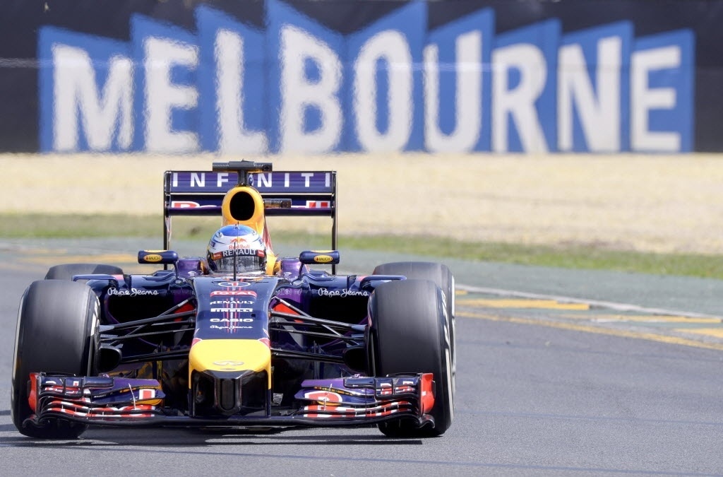 15.mar.2014 -  Sebastian Vettel não está satisfeito com o rendimento de sua Red Bull neste começo de temporada - Efe