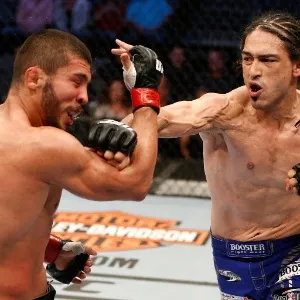 16.04.2014 - Brasileiro Renee Forte foi dominado pelo mexicano Frank Trevino e perdeu por pontos no UFC 171 - Josh Hedges/Zuffa LLC