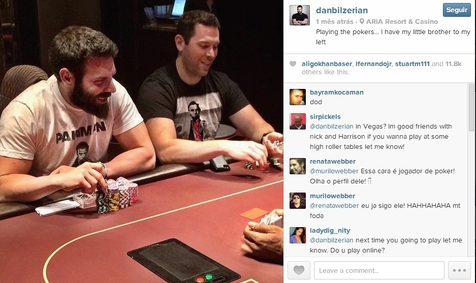 Dan Bilzerian tem quase 650 mil seguidores no Twitter, todos atraídos pelas suas fotos ostentando o estilo de vida milionário. - Reprodução/Instagram