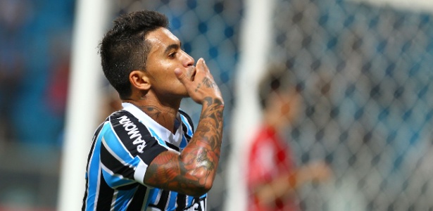 Dudu quer Grêmio mais motivado na Libertadores com bom resultado no Brasileirão - LUCAS UEBEL/GREMIO FBPA
