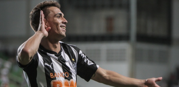 Neto Berola marcou o gol de empate do Atlético no segundo tempo do clássico - Bruno Cantini/site oficial do Atlético-MG