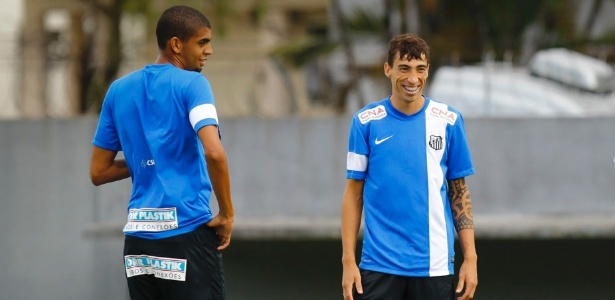 Stéfano Yuri e Rildo, que brilharam contra o Penapolense, enfrentam o Mixto-MT nesta quarta-feira - Divulgação/Santos FC