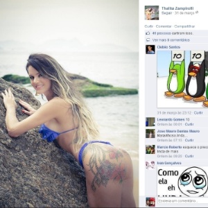 Transexual Thalita Zampirolli diz ter mantido um affair com Romário - Reprodução/Facebook
