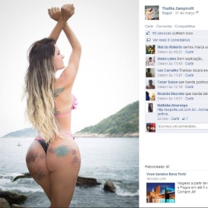 Transexual Thalita Zampirolli diz ter mantido um affair com Romário - Reprodução/Facebook