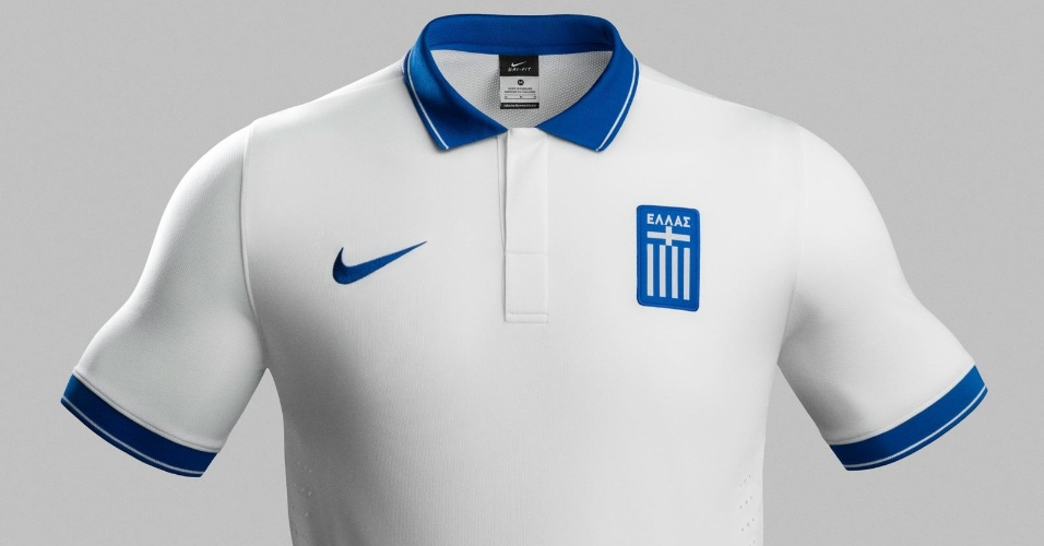Grécia divulga uniforme para a Copa do Mundo do Brasil