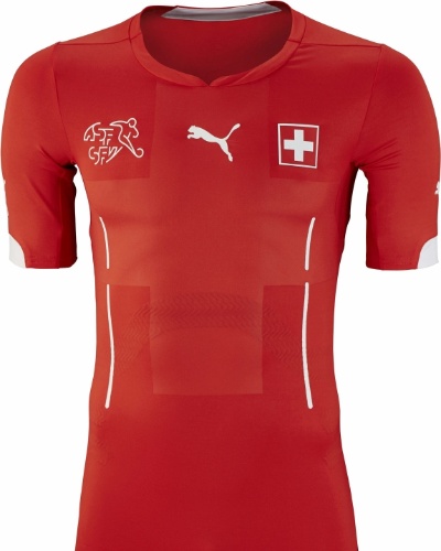 Uniforme da Suíça para a Copa do Mundo de 2014