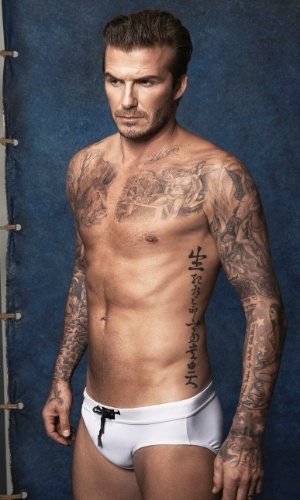 David Beckham posa de cueca
