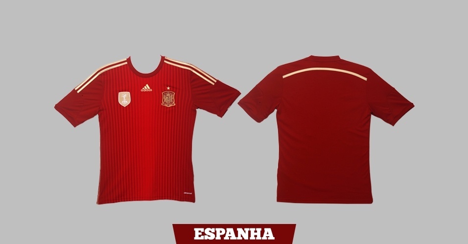 Espanha: camisa vermelha