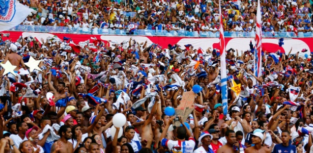 Nas redes sociais, torcida do Bahia promete "invasão tricolor" no estádio de Pituaçu - Felipe Oliveira / EC Bahia / Divulgação