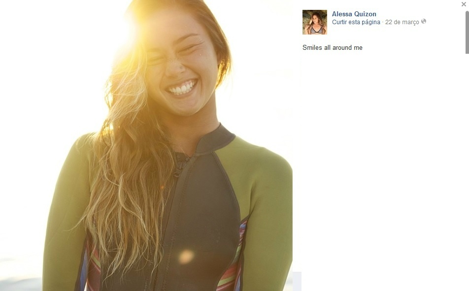 Alessa Quizon, surfista havaiana da elite mundial